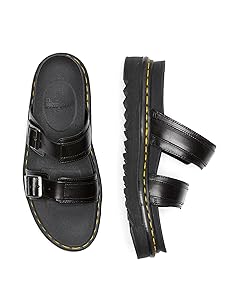 【Dr.Martens】 ★ MYLES ★ BLACK Dr. Martens Myles Platform Sandal - Women's - Free Shipping